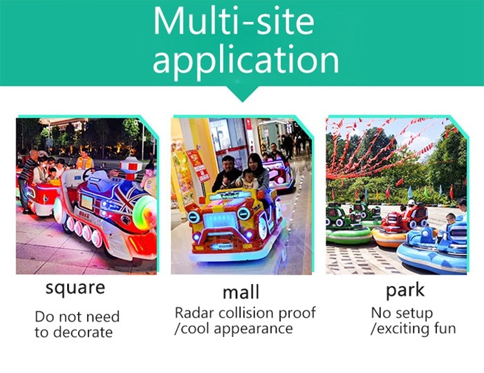 Hot Popular Future Chariot Amusement Park Rides Parent Child Bumper Cars