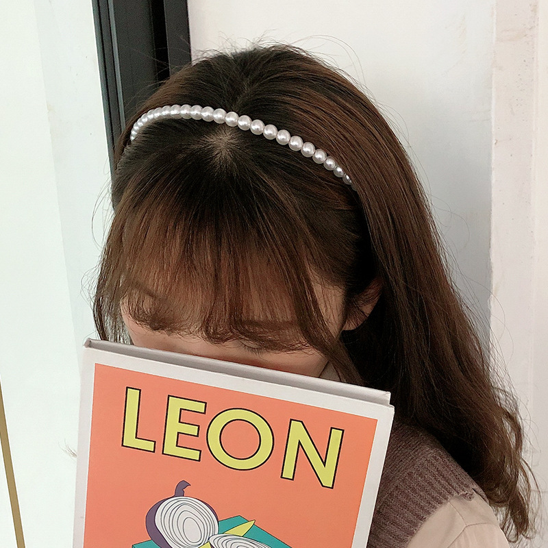 Pretty Ladies Hair Bands For Short Hair Luxury Pearl Hairband Elegant Women Headband