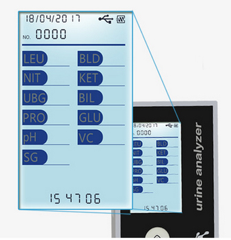 Factory price HCU01 one step 11 parameters ketone chlorine test strips for urine analyzer