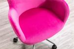Tomile Red Velvet Shell Back Chair / 8.6KGS Living Room Computer Chair