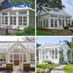 Small Backyard Outdoor Garden Greenhouse Addition Around To House