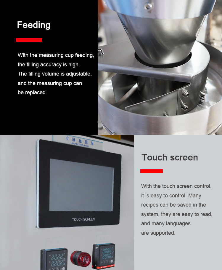 Electric Driven ZONELINK Mixed Flower Tea Inner Filter Paper Tea Bag Packing Machine with String and Tag