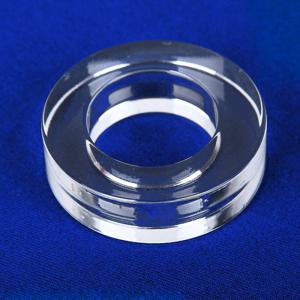 Quality Heater Use Fused Silica Quartz Flange / Fused Silica Tube Accurate Dimension wholesale