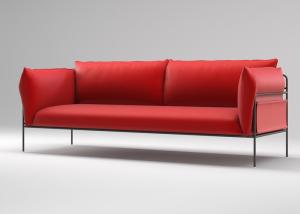 Quality Steel Frame 280gsm Cushion Fabric Outdoor Sofa Set wholesale