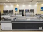 Seafood Fish Glass Door Display Freezer Low Temperature Commercial