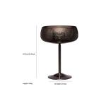 Stainless Steel Fancy Coupe Wine Glass Champagne For Cocktail