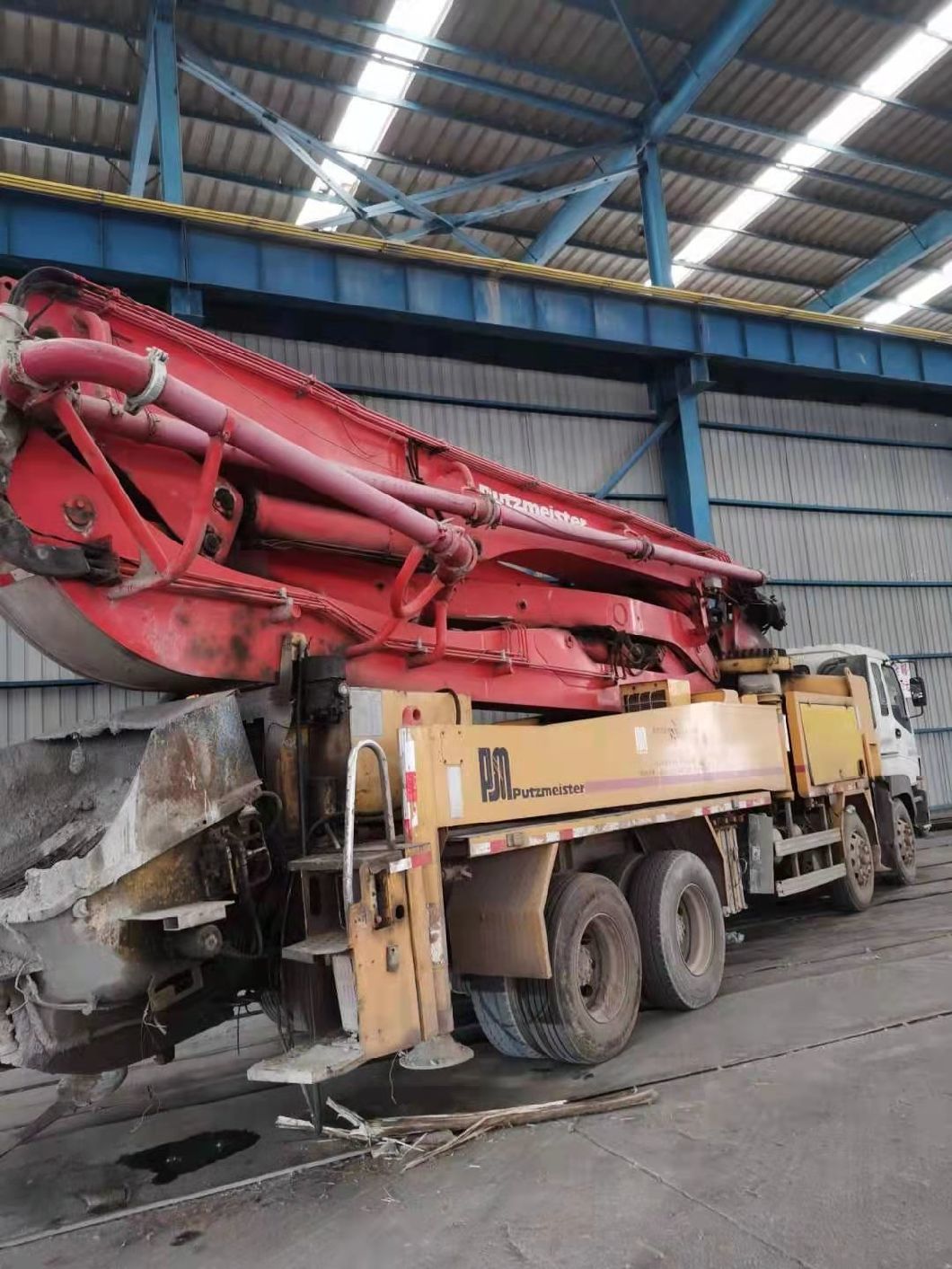 Putzmeister Elephant Concrete Pump 46m Germany Made on Benz