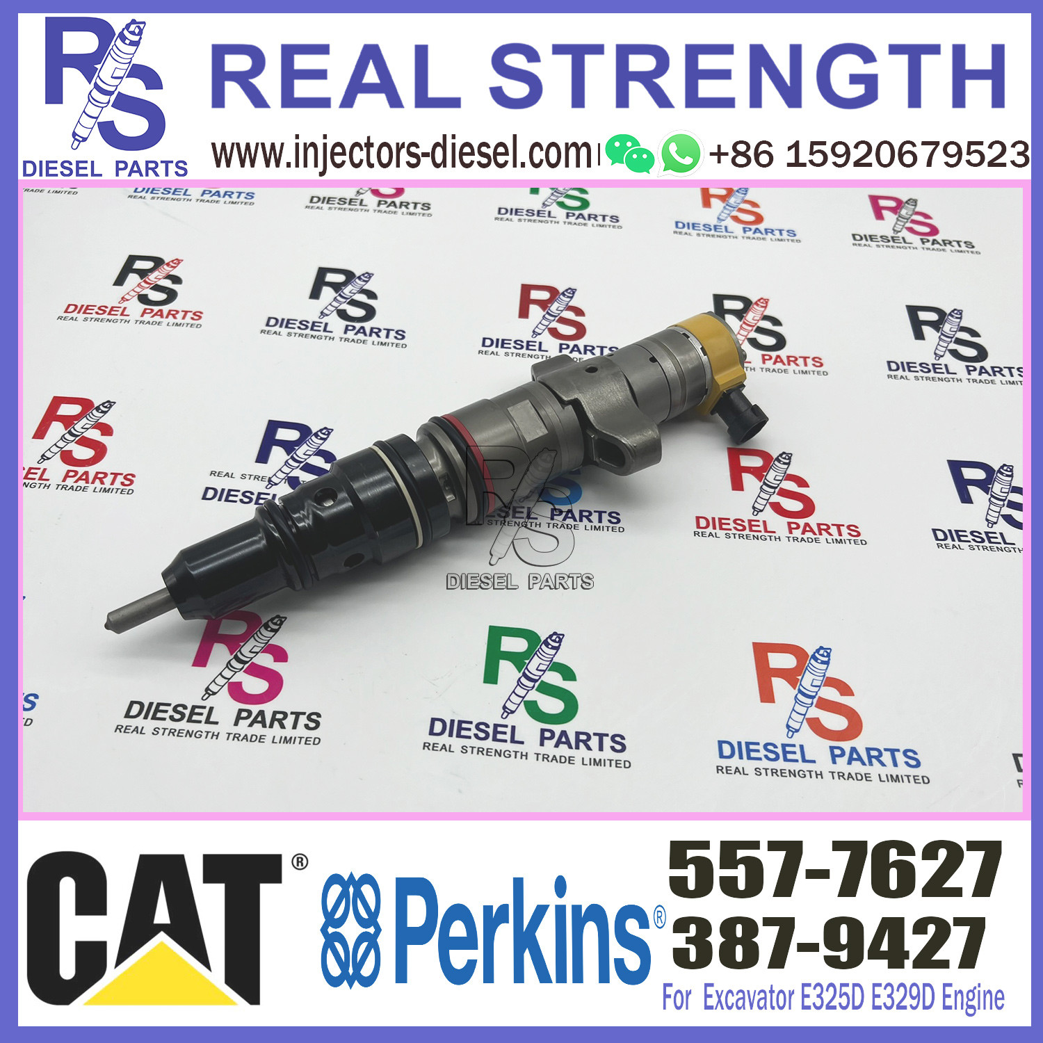 Diesel spare part cat C7 injector 557-7627 328-2585 for caterpillar engine c7 fuel injector