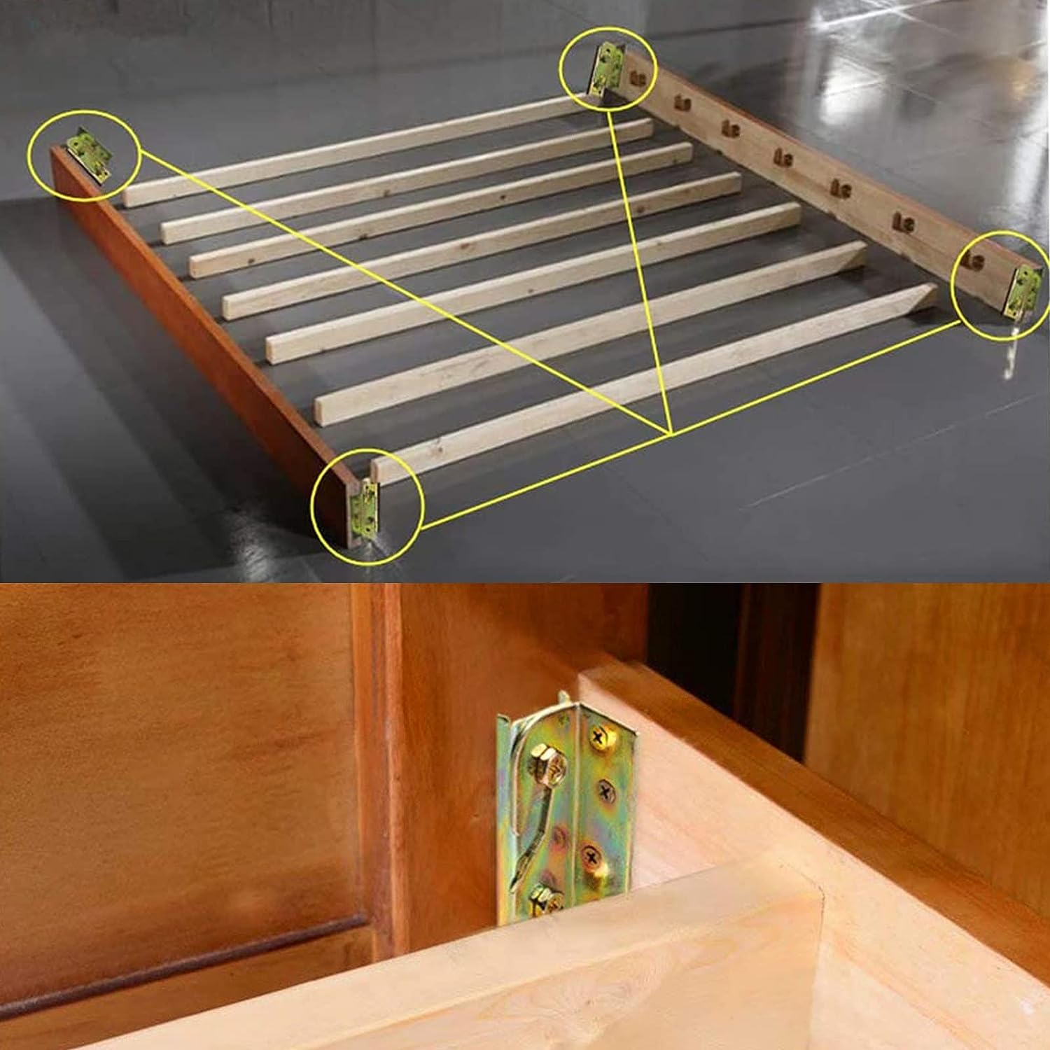 Efficiently Support Your Fixed Bed Frame with Our Headboard Bolts Customizable