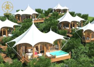Quality UV Protected Weatherproof Luxury Resort Tent with 1 Door wholesale