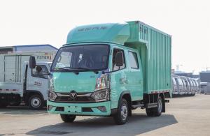 Quality Used Light Cargo Trucks 2.7 Meters Container Box 2+3 Seats Double Cabin Chinese Brand Foton wholesale