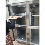 CE Auto Defrost Upright Commercial Fridge Freezer