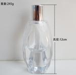 perfume bottle 50-170ml recycled glass bottles black blue red pink green cap