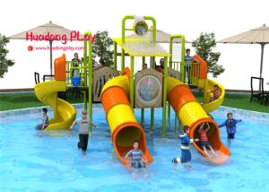 Quality OEM Water Park Equipment 710*645*400cm , Water Slide Equipment 16 CBM wholesale