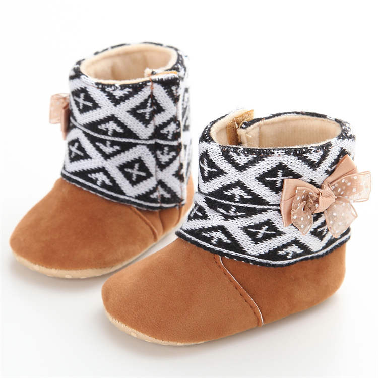 2019 winter warm cotton giraffe snow 0-18 months boy girl anti-slip baby boots