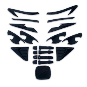 Quality MOSUN Abs Head Light Cover Handle Cover Insert For FORTUNER 2016-2020 4x4 Other Exterior Accessories wholesale