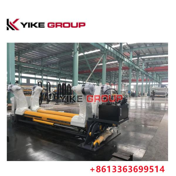 Width 1400-3200MM Hydraulic Mill Roll Stand For 3/5/7 Layer Corrugated Sheet
