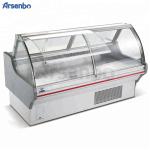Anticorrosive Commercial Refrigerated Deli Case Showcase 50HZ Stainless Steel