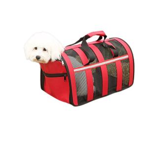 Quality Dog And Cat Portable Handbag With Breathable Mesh On Four Sides Foldable Pet Cage wholesale