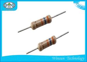 China High Precision Carbon Film Resistor 1 Ohm 5 Watt Resistor With Epoxy Resin Coating on sale