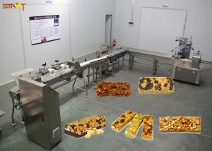 Quality SS 2.2kw Cereal Granola Blueberry Bar Making Machine wholesale