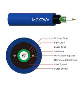 Quality MGXTWV Mining Bulk Outdoor Central Loose Tube G652 G655 Multimode Outdoor Optical Fiber Cable wholesale