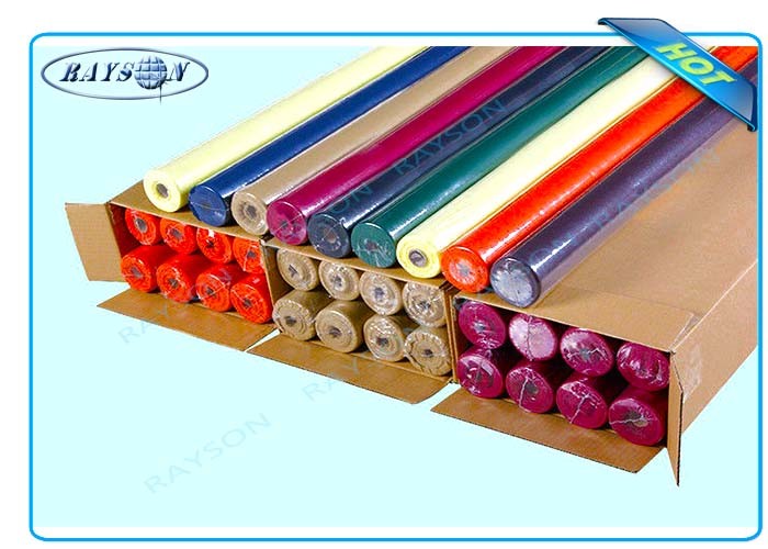 Pp Non Woven Disposable Birthday Tablecloths Roll Table Runner for weddings