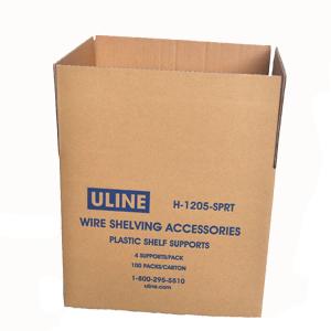 Quality Portable Plain Brown Corrugated Gift Box Lightweight For Shipping wholesale