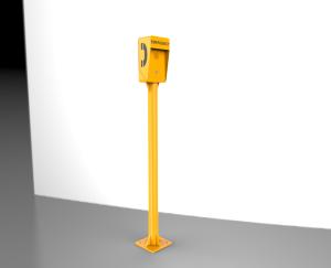 Quality Anti Vandal Weatherproof Emergency VoIP Telephone Pillar For Campus / Streets wholesale