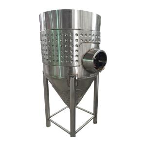 Quality 500 Liters Fermentation Tank Electric Heated Vacuum Seed Fermenter wholesale