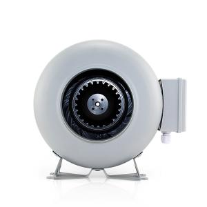 Quality White 6 Inch High Pressure Inline Green House Industrial Exhaust Grow Hydroponic Fan wholesale