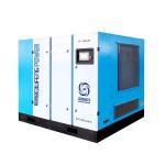 Industrial Electric Oil Injected Rotary Air Compressor PLC Control Air / Water