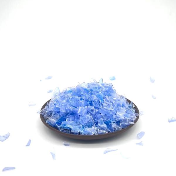 Cold And Hot Washed RPET Flakes Scraps Plastic Clear Green White Blue For Bottle
