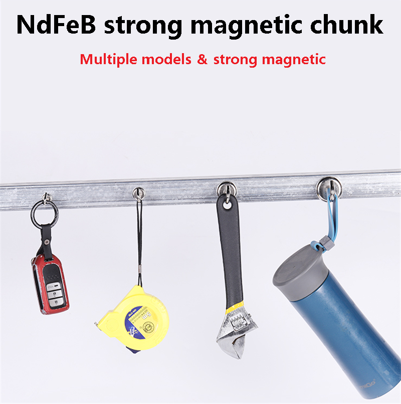 Customized D16 D25 D48 Pot Shape Strong Cup Magnet with Countersunk Hole Base Magnet