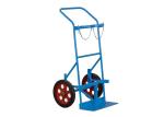 AC20A Two Cylinders Powder Coated Steel Trolley Steel Bottle Trolley Load