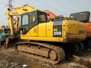 Quality Used KOMATSU PC200-7 Tracked Excavator Original Paint Good Condition Japanese Made wholesale