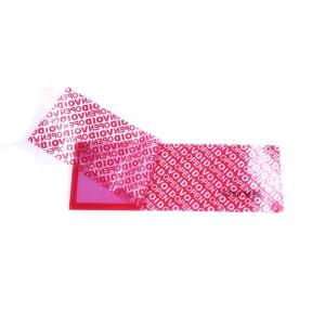 Quality High adhesive Gps Tracking Sticker Rfid Dymo Label Roll Void Security wholesale