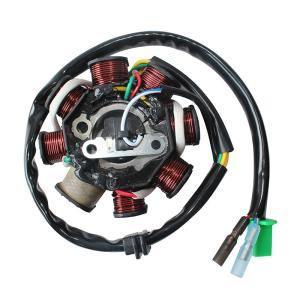Quality Moped 8 Coil Stator Motorcycle Spare Parts 88mm Outside Diameter High Precision wholesale