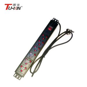 China 3 Phase Cabinet Power Distribution Unit 482.6mm * 62mm * 44.5mm Aluminum Alloy on sale