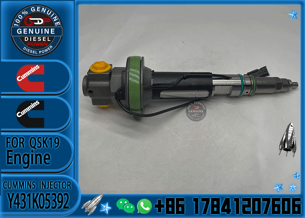 Fuel Injector Y431K05392 2867147 2867147NX 2867148 F00BJ00000 F00BJ00001 For CUMMINS QSK19 QSK38 QSK50 QSK60 Engine