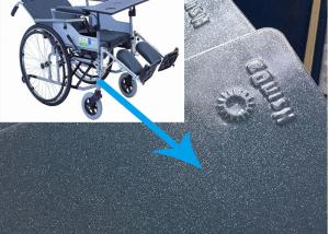 Quality Non Toxic Metallic Powder Coat Paint High Heat Dissipation For Mobility Wheelchairs wholesale