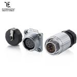 9 pin m20 Audio Cable Sealed Circular Battery Signal Connector