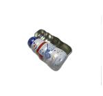 Snowman Shaped Gift Tin Can For Christmas Presents Packing Customized Logo