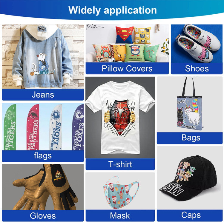 DTF Film 100M Per Roll 30 33 60Cm Heat Transfer PET Film Seconds-Peeling PET Film For T Shirt