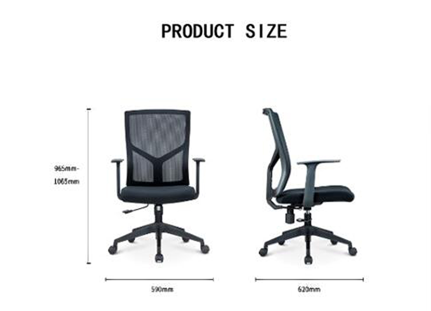 Ergonomic Design Mesh Back Swivel Recliner Office Chair for Hotel and School