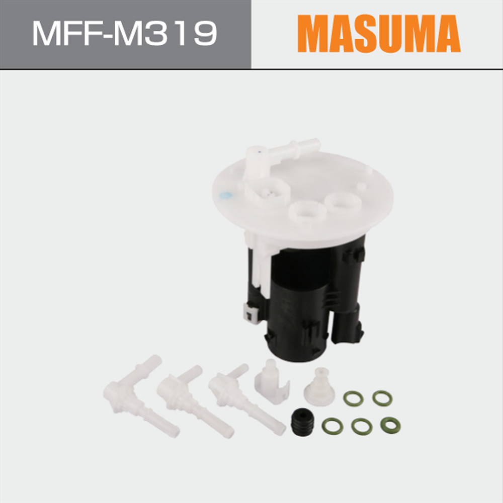MFF-M319 Fuel Filter for MITSUBISHI CHARIOT GRANDIS MR431096 MR450542 Universal White Plastic Screw-On Insert