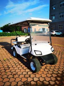 Quality OEM White Color 4 Seater Golf Cart 2+2 220V 3.5kw Minimum Turning 5600mm wholesale