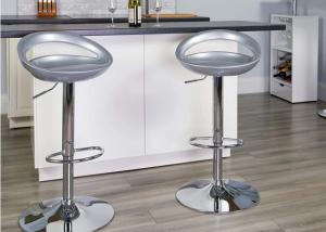 Quality KDHS Metal Base Silver Counter Height Bar Stools Outdoor Industrial Barstools wholesale