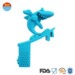 Wholesale Funny Surfing Shark Silicone Tea Infuser
