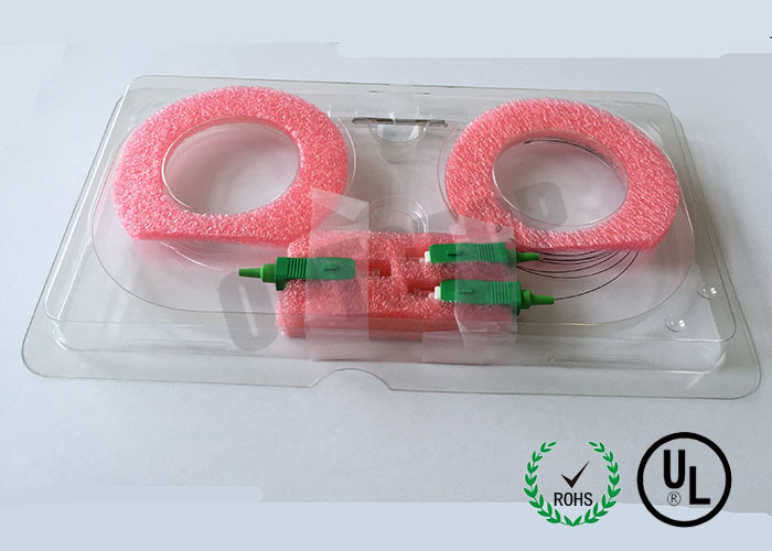 1X2 1310 nm Fiber Optical Coupler , Fused FBT Splitter For FTTH / CATV